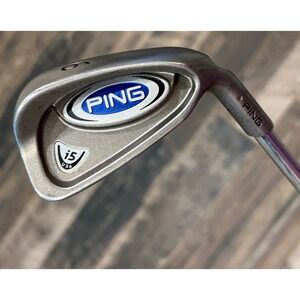 PING i5 Single 6 Iron Green Dot True Temper Steel Shaft Ping Grip RH